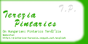 terezia pintarics business card